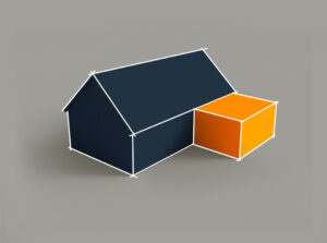 Extension en L toit plat